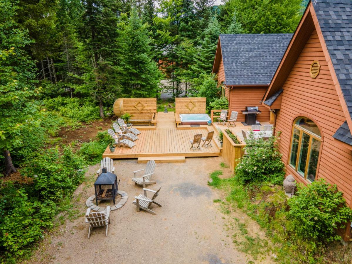 Chalet Chevreuil Zen Lac-Superieur Exterior foto